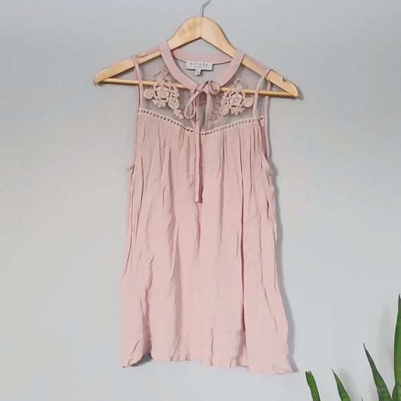 Pinkblush maternity blouse, rose, US size S - Picture 2 of 4